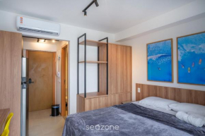 Studio moderno com piscina a 450m da Praia PRV1003